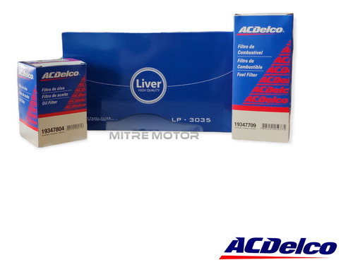 Imagen 1 de 10 de Kit Filtros Vw Gol Power 1.4 / 1.6 Aire-aceite-combustible