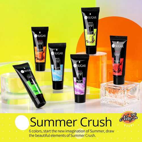 Ur Sugar Juego De Uñas De Gel De Extensión De Poliéster Que