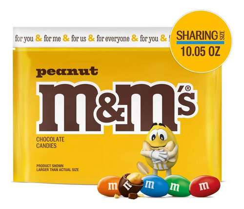 Chocolates M&m's Sharing Size Peanut 284.g