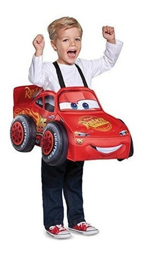 Disfraz De Lightning Mcqueen 3d Disfraz De Niño Pequeño