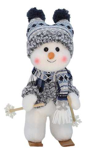 Muñeco De Nieve De Navidad Con Decoración De Estilo D