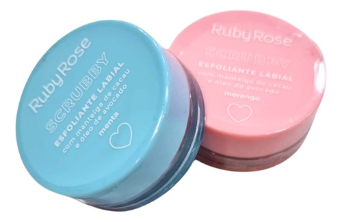 Exfoliante Labial Scrubby Ruby Rose Manteca De Cacao Palta