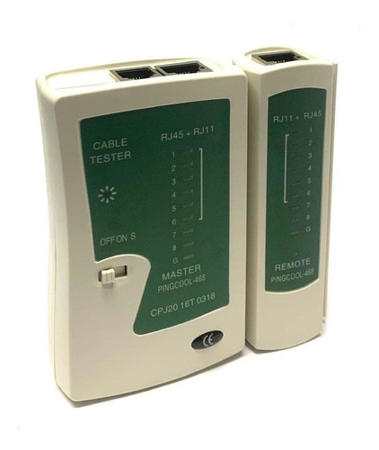 2x Testador De Cabo De Rede Rj45 - Rj11 Rb Tronics Nfe