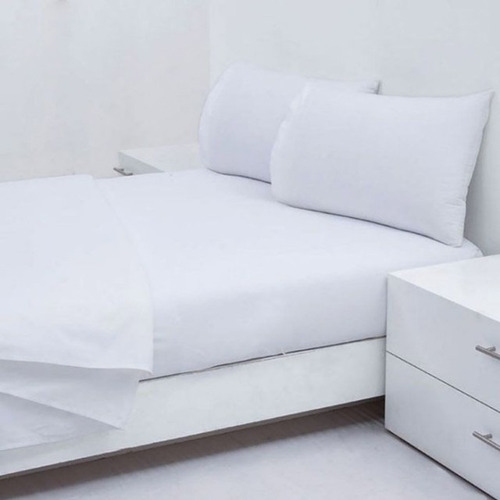 Juego Sabana Cotton Fresh King Size Algodon Blanco Concord Diseño De La Tela