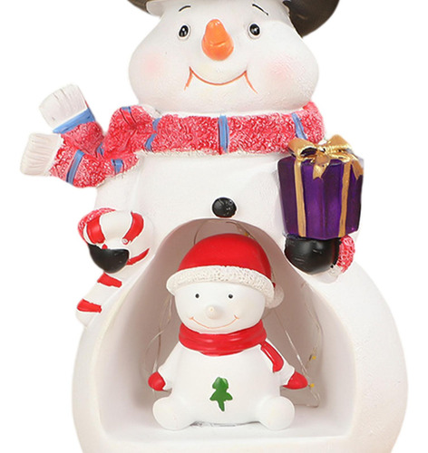 Adorno Navideño, Figura Decorativa Con Muñeco De Nieve