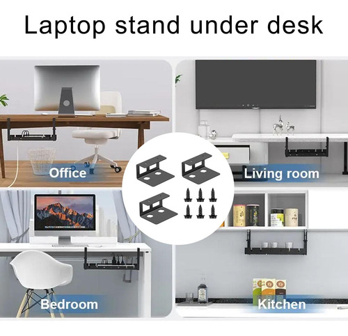 Soporte Para Computadora Portátil Debajo Del Escritorio Sopo