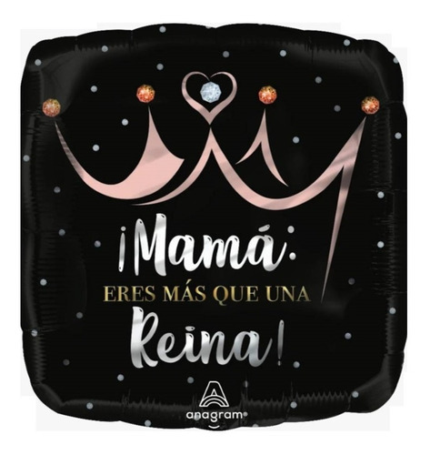 4 Globos Mama Mas Reina Blk Met 18 Fiesta Dia De Las Madres