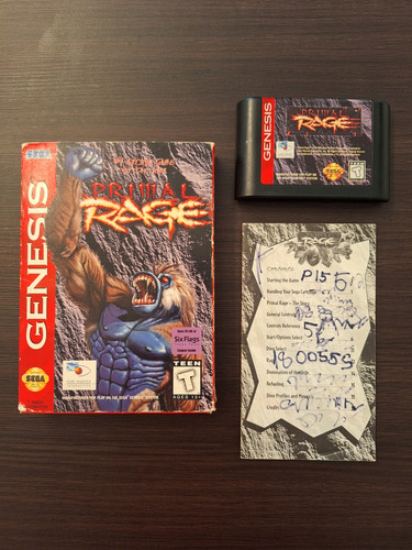 Primal Rage Sega Génesis 