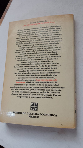 Las Enseñanzas De Don Juan ( Carlos Castaneda /usado (Usado)