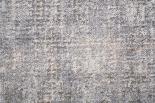 Tapete Sala Qaza Neutro Next Abstrato 2,00 M X 2,50 M Cor Cinza