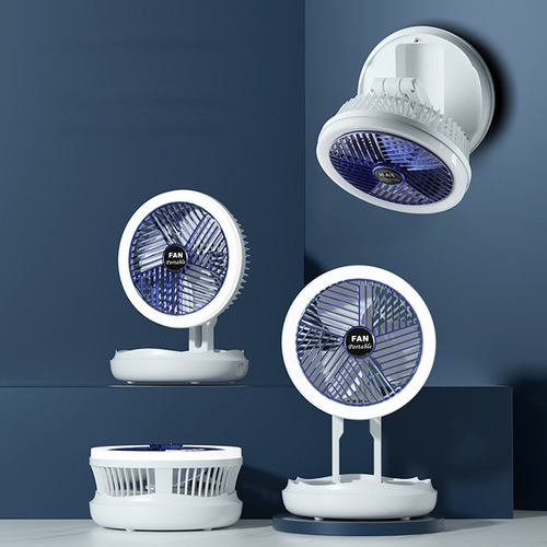 Ventilador Eléctrico Portátil: Multifunción, Carga 4, Tipo C