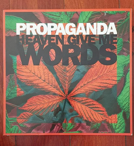 Propaganda Heaven Give Me Wor 12  Vinilo Alema 90 Mx