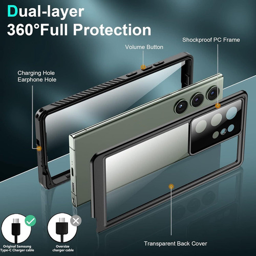 Funda Impermeable Buceo For Samsung Galaxy S23 Ultra