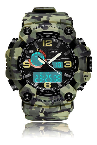 Reloj Deportivo Militar Tactico Alarma Digital Ohsen Oh36