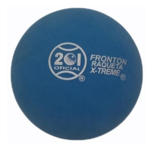Imagen 2 de 4 de Pelota Frontón X-treme 201 Oficial Frontenis Raqueta Mano