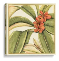 Comprar Canvas Lab Cuadro Floraciones Tropicales Y Follaje I 100x100