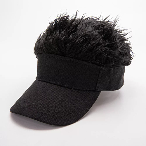~ Gorra Con Pelo Corto Falso Para Hombre