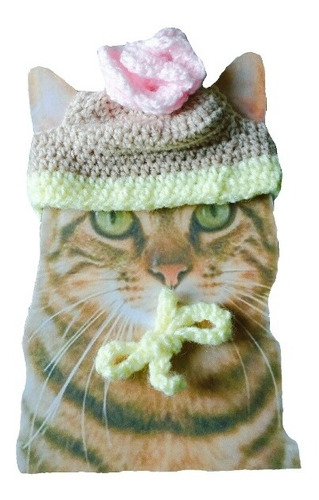 Ropa Para Gatos. Gorros De Lana. Calentito Y Abrigado. 