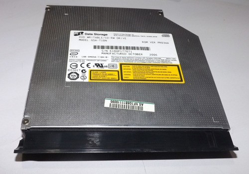 Imagem 1 de 2 de 255-drive Cd-dvd Ide-asus a8j-cx708a-seminovo