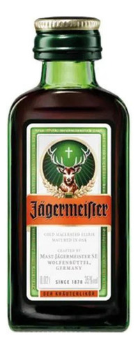 Kit 3 Bebida Licor Jagermeister Mini Garrafa Vidro 20ml