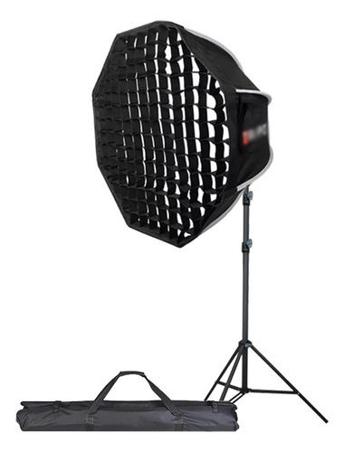 Octabox Triopo 120cm Softbox + Grid + Tripie Linco 2.10m 