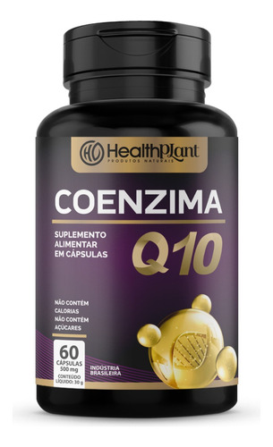 Coenzima Q10 60caps 500mg Healthplant