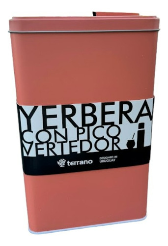 Yerbera Terrano Capacidad 1 Kg ! Pico Vertedor