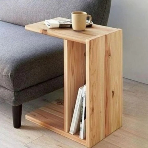 Mesa Auxiliar Mesa De Arrime En Madera Maciza