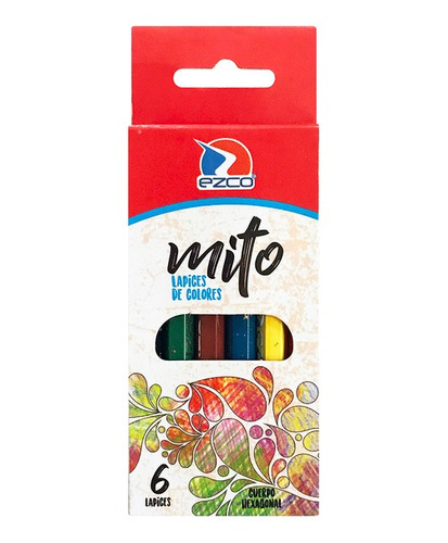 Lapices Colores Ezco Mito Corto Pinturitas X6 36 Cajas