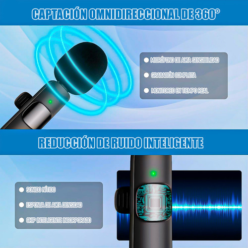 Microfono Inalambrico iPhone Microfono Celular Microfonos Lavalier Arcashopping Micrófono Lavalier Inalámbrico Profesional Para iPhone iPad Micrófono De Grabación Micrófono Lavalier Inalámbrico