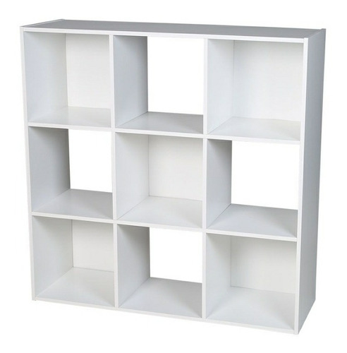 Mueble Organizador Forma De Cubos 9 Espacios 91x30x91cm