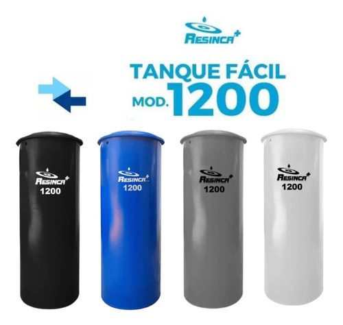 Tanque De Agua Cilíndrico 1200 Litros Para Apartamento