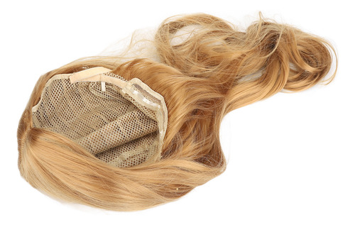 Peluca De Pelo Largo Y Rizado En La Parte Media Para Mujer,