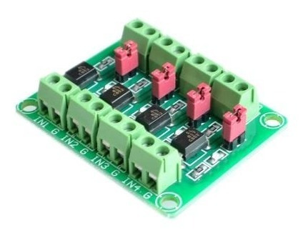 Modulo De Aislamiento 4 Canales Optoacoplador Pc817 3.6-30v