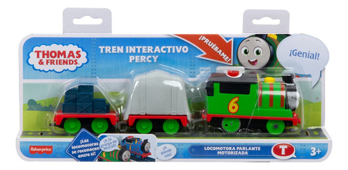 Thomas & Friends Tren De Juguete Interactivo Percy Multicolor