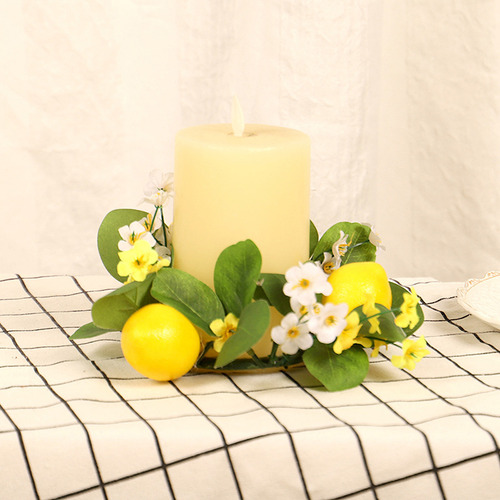 Artículos De Decoración De Mesa De Comedor, Corona De Limón