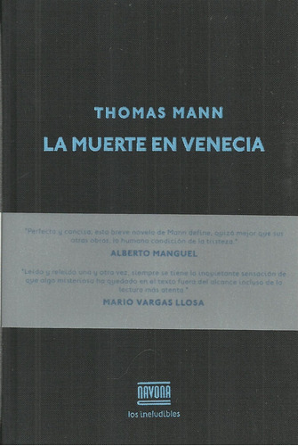 Muerte En Venecia, La, de Thomas Mann., vol. Unico. Editorial Navona, tapa blanda en español