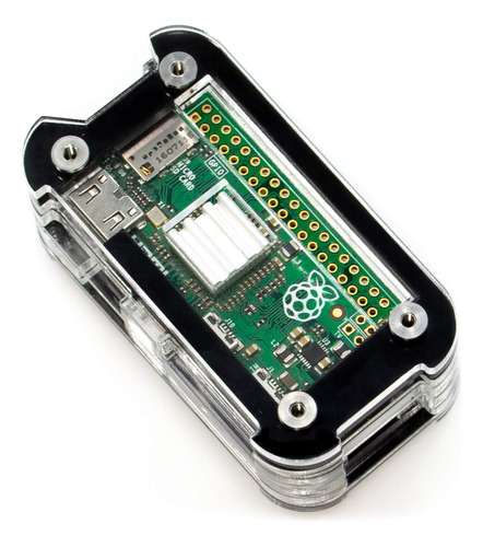 Funda Para Raspberry Pi Zero W Zero4u Usb Hub Rev 2 Black