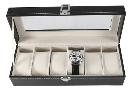 Funda De Almacenamiento De Relojes De Piel Sintética De Alta