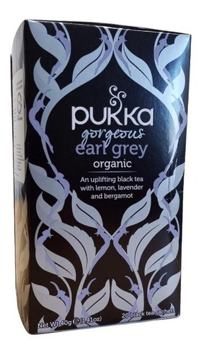 Pukka · Té Gorgeous Earl Grey Organico Infusiones Organicas