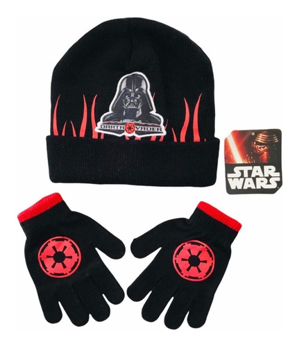 Gorro Y Guantes Para Niños De 3 A 8 Años Star Wars