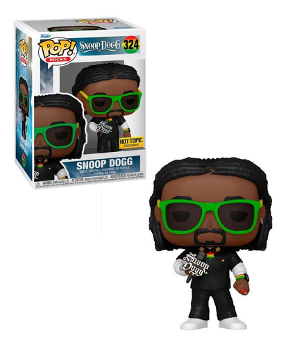 Funko Pop! Rocks - Snoop Dogg 324 Exclusivo De Hot Topic