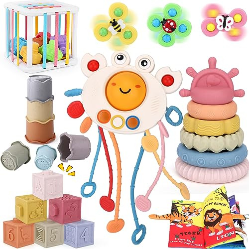 7 In1 Montessori Baby Toys 6 To 12 Months Baby Gifts Wi...