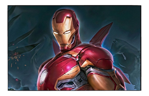 Cuadro De Iron Man # 10 Ch
