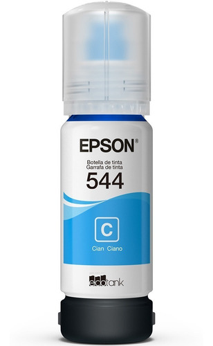 Garrafa Para Ecotank Ciano T544 - T544220 - Epson Pt 1 Un