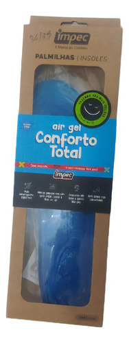 Palmilha Air Gel Coorto Total Impec + Tamanho Da Palmilha G 43-45