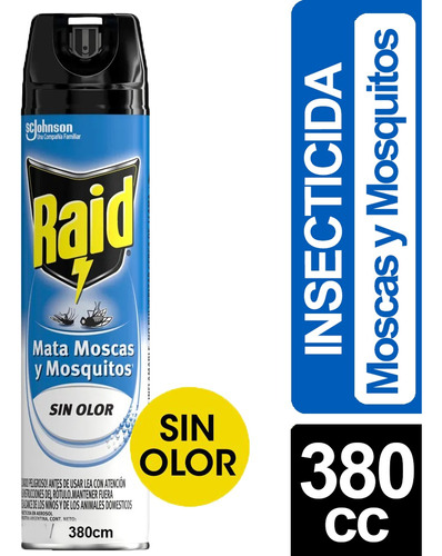 Raid Mata Moscas, Mosquitos Y Zancudos 360cc