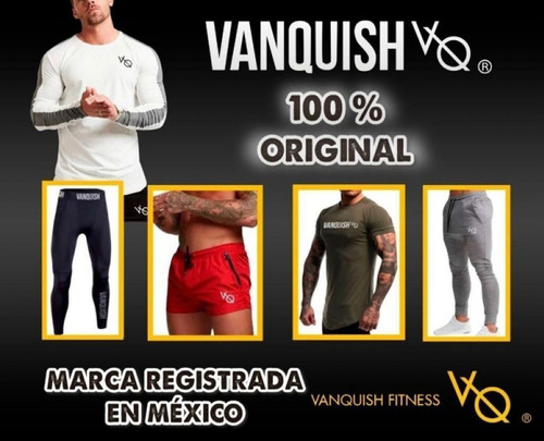 Imagen 10 de 10 de Pants Jogger Deportivo Slim Fit Vanquish Fitness V Q Bordado