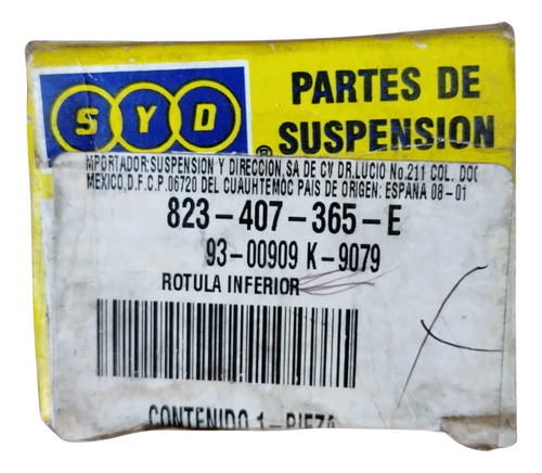 Jgo Rotulas Inf Pointer Direcc Mecanica Vastago 17mm L Y R