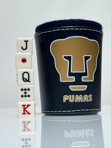 Cubilete America, Cruz Azul, Chivas Y Pumas Con Dados Poker
